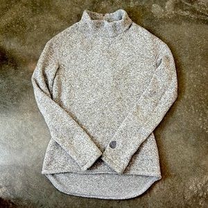 Stio, size S, charcoal gray, zip-up turtleneck fleece
